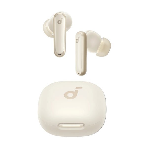 Soundcore P40i Noise Cancelling Earbuds by Anker Oat White