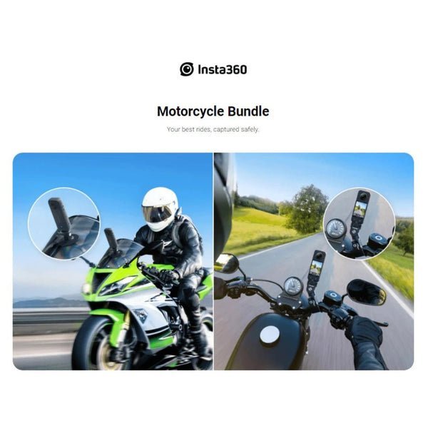 Insta360 Motorcycle Bundle Black