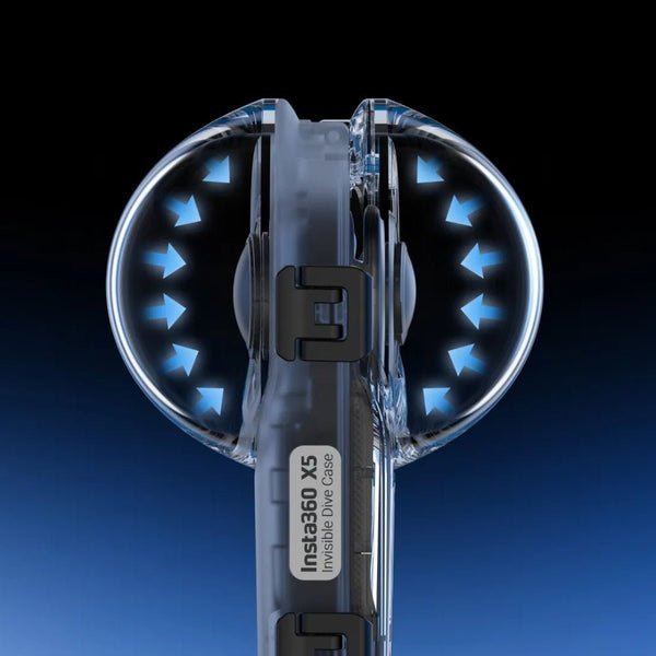 insta360 X5 Invisible Dive Case Transparent
