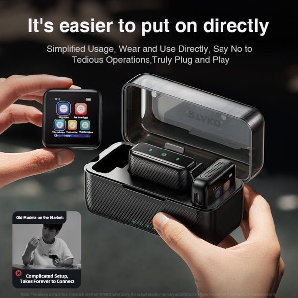 Rtako MiCAce K9 95db Strong Noise Reduction Clip Microphone