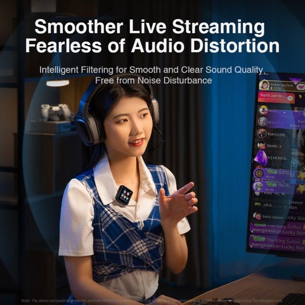 Rtako MiCAce K9 95db Strong Noise Reduction Clip Microphone