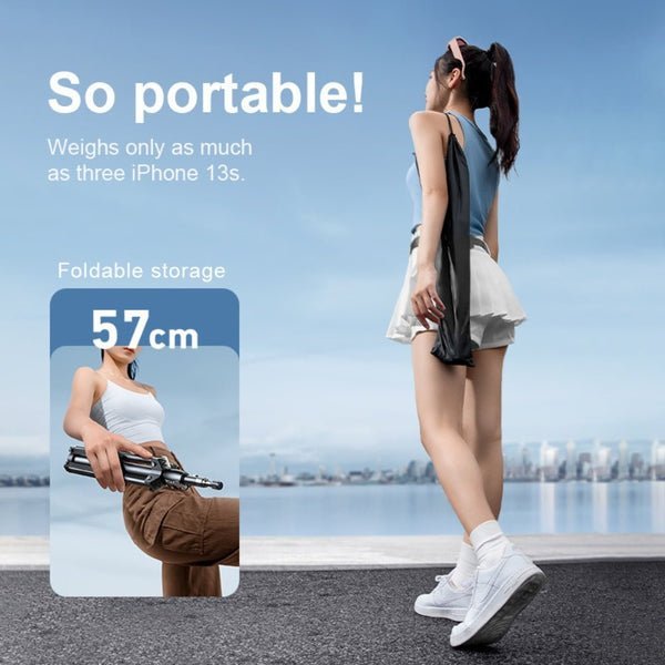 Rtako Matte Carbon Steel Tripod 1.7m RLD-001