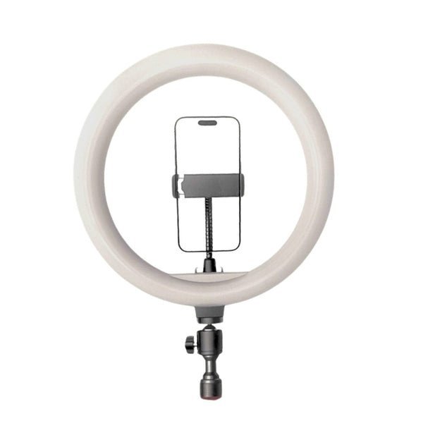 Rtako 10-inch Ring Light with Phone Holder AR-GTB06-10