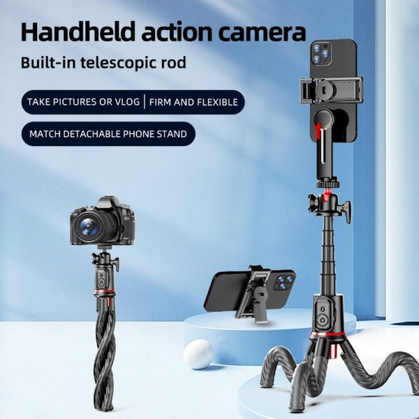 Rtako Octopus Extendable Tripod Selfie Stick Black