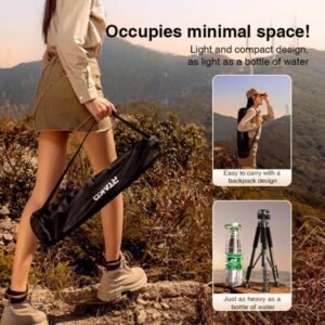 Rtako 1.9M Hexagonal Photography Tripod VT-990S Black