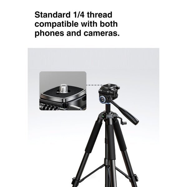 Rtako 1.9M Hexagonal Photography Tripod VT-990S Black
