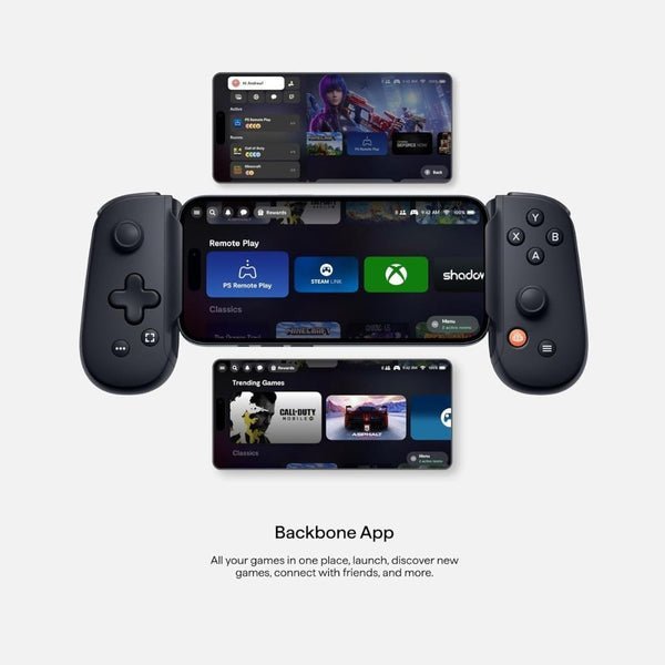 Backbone One Mobile Gaming Controller for Android and iPhone (USB-C) Black
