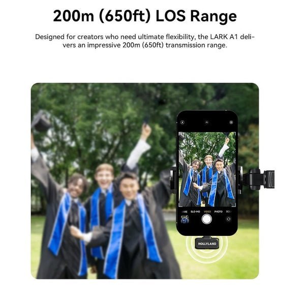 Hollyland LARK A1 DUO Wireless Microphone USB-C Black