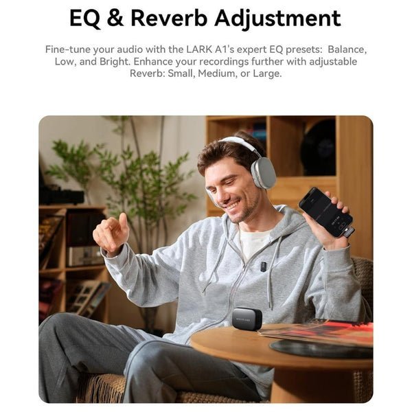 Hollyland LARK A1 DUO Wireless Microphone USB-C Black