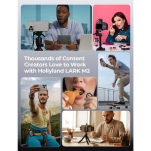 Hollyland Lark M2 Wireless Lavalier Microphone Combo Black