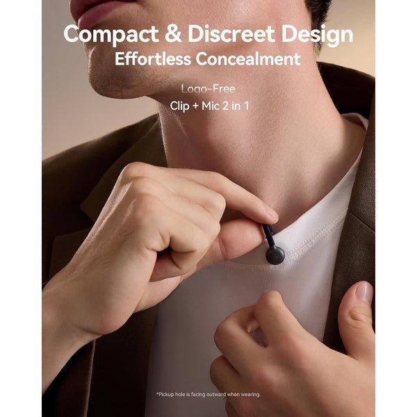 Hollyland Lark M2S Combo - Wireless Lavalier Microphone Black