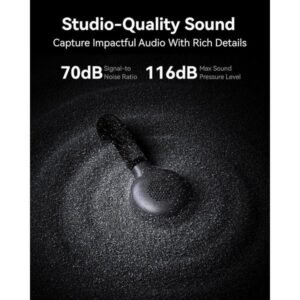 Hollyland Lark M2S Combo - Wireless Lavalier Microphone Black