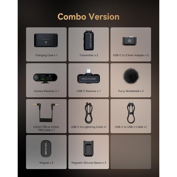 2025/12/1000361102.jpg Hollyland Wireless Microphone LARK MAX 2 Black