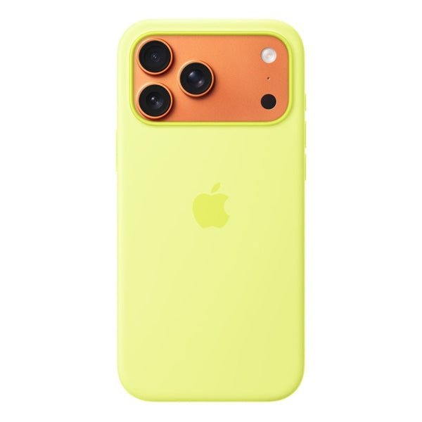 Apple iPhone 17 Pro Silicone Case with MagSafe Neon Yellow
