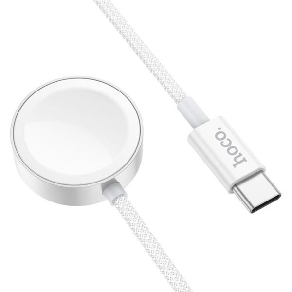 2025/12/1000363819.jpg Hoco Watch Magnetic Wireless Charger CW59 White