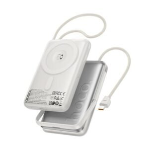 2025/12/1000363825.jpg Hoco PD20W Magnetic Power Bank 10000mAh Q43 Silver