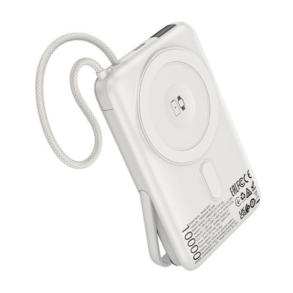 2025/12/1000363826.jpg Hoco PD20W Magnetic Power Bank 10000mAh Q43 Silver