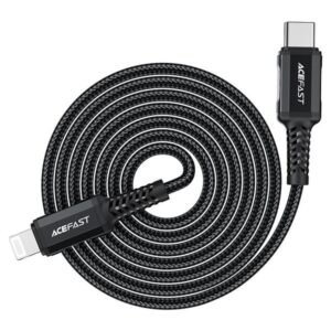 AceFast USB-C to Lightning Charging Data Cable C4-01 Black