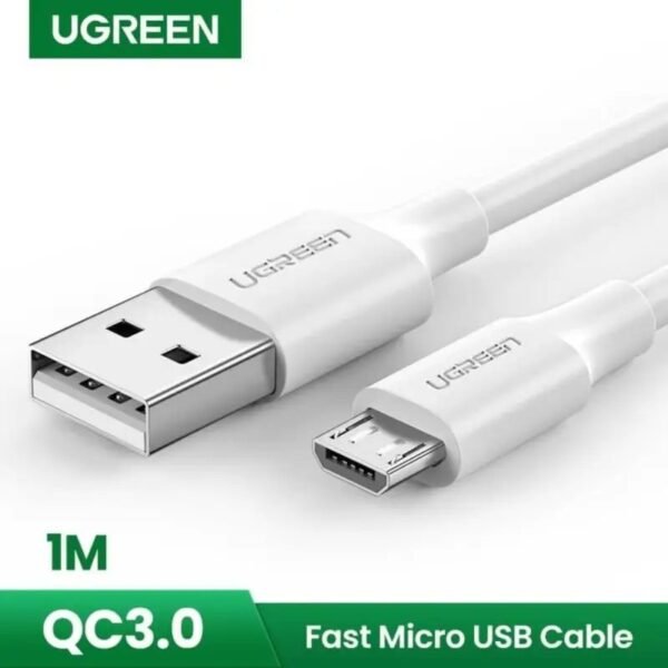 UGREEN USB-A to Micro USB Cable, Fast Charge, 3M