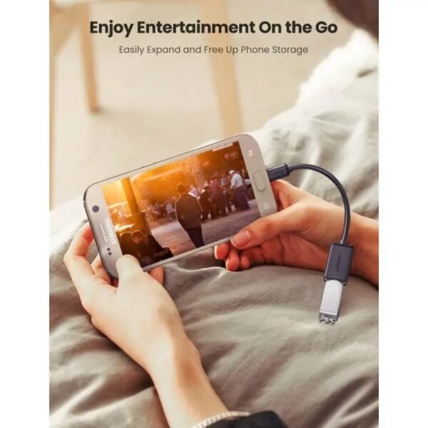 2025/12/1000363892.jpg UGREEN OTG Cable Adapter from Micro-USB Male to USB-A Female - US133 10396 Black