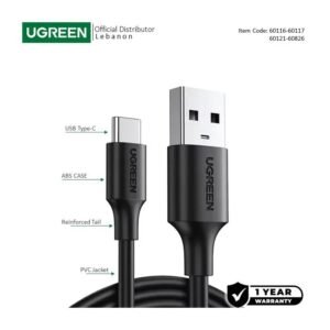 UGREEN USB-A to USB-C Cable, Fast Charge, 1.5M
