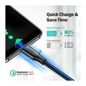 UGREEN USB 3.0 to USB-C Fast Charge, up to 5Gbps High Speed Data Sync, 2M