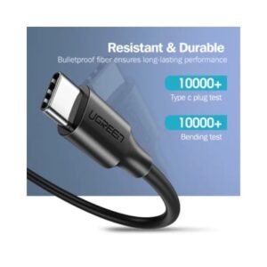 UGREEN USB-C to USB-C PD60W Fast Charge Cable 1.5 M Back