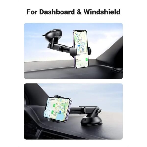 UGREEN Gravity Car Phone Holder with Suction Cup Black