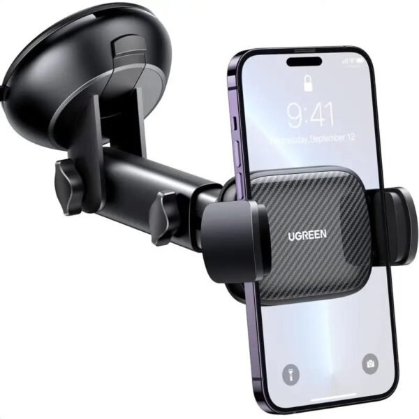 UGREEN Gravity Car Phone Holder with Suction Cup Black