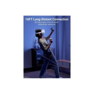 UGREEN Angled USB-C to USB-C VR Link Cable, 5M, Compatible with Oculus Quest 2, Pico 4 and PC/Steam VR - US551 90629