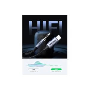 UGREEN USB-C MALE to 3.5MM Audio Cable 1M, Hi-Fi Sound Quality - CM450 20192