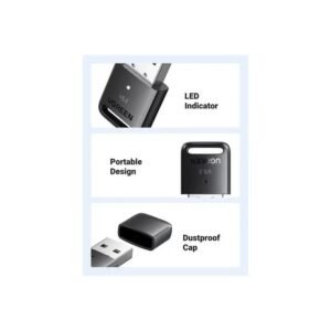 UGREEN USB Bluetooth 5.3 Adapter, Stable & Fast Connection - CM591 90225