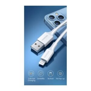 UGREEN USB-A to Lightning Cable, MFI Apple Certified, Fast Charging, 1M - US155 80822 20728 White