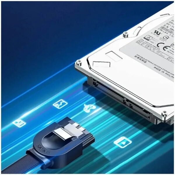 UGREEN SATA 3.0 Data Cable for 3.5 & 2.5 SSD/ HDD, 6GBps Speed, 0.5Meter - US217 30796