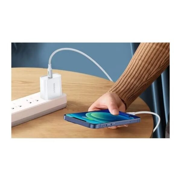 UGREEN USB-C to Lightning Cable, MFI Apple Certified, Fast Charging, 1.5M White