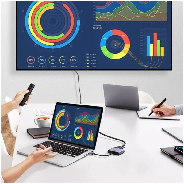 UGREEN USB-A 3.0 to HDMI Female + VGA Female Converter, Full HD Resolution - CM449 20518