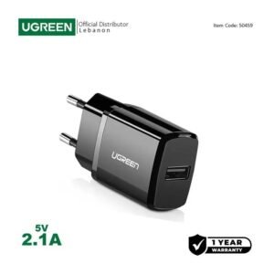UGREEN 2.1A USB-A Smart Charger for Phones, Tablets & Ipads - ED011 50459