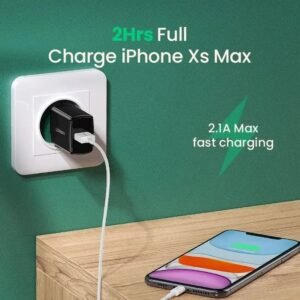 2025/12/1000367114.jpg UGREEN 2.1A USB-A Smart Charger for Phones, Tablets & Ipads - ED011 50459