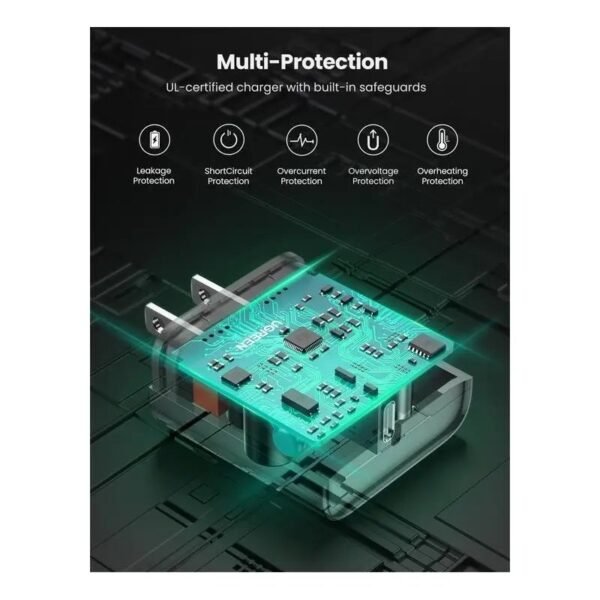 2025/12/1000367153.jpg UGREEN 20W USB-C Smart & Fast Charger for Phones, Tablets & Ipads - CD137 10191 60450