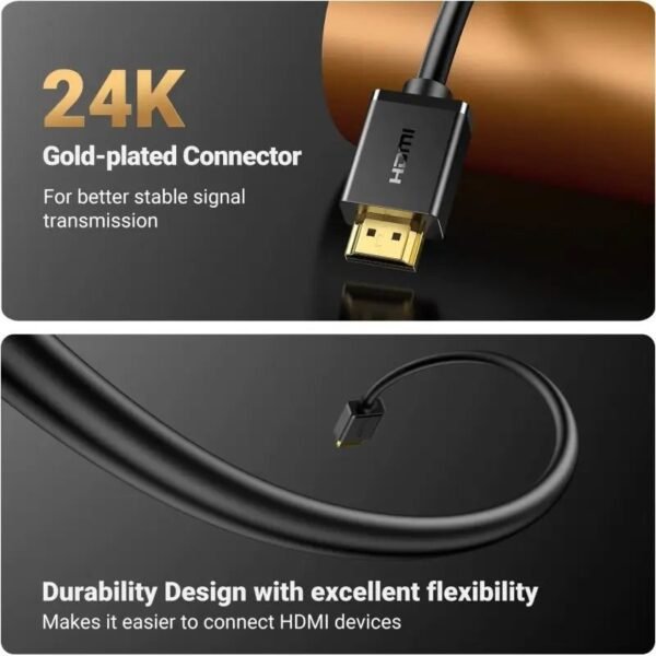 2025/12/1000367241-1.jpg UGREEN 4K HDMI 2.0 Male to Female Cable, 3M