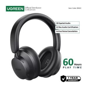 UGREEN HiTune Max 3 Wireless Headphones, Active Noise Cancelling, 3D Spatial Audio, up to 60 Hours Battery life - HP106 90422