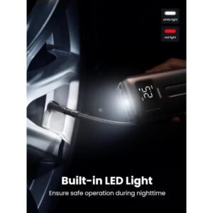 2025/12/1000367572.jpg UGREEN Portable Cordless Electric Air Pump Compressor & Tyre Inflator with Battery LED Light - CD259 15951