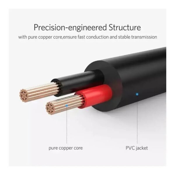 UGREEN USB 2.0 to DC 3.5mm charging cable 1M, support up to 60W - US277 10376