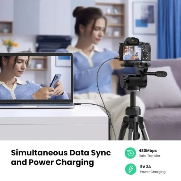 2025/12/1000367991.jpg UGREEN USB 2.0 A Male to Mini USB 5Pin Male Cable 1M