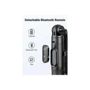 2025/12/1000368023.jpg UGREEN Dual Function Selfie Stick & Tripod with Bluetooth Remote, Adjustable Height form 30.5cm to 157cm - LP586 15062