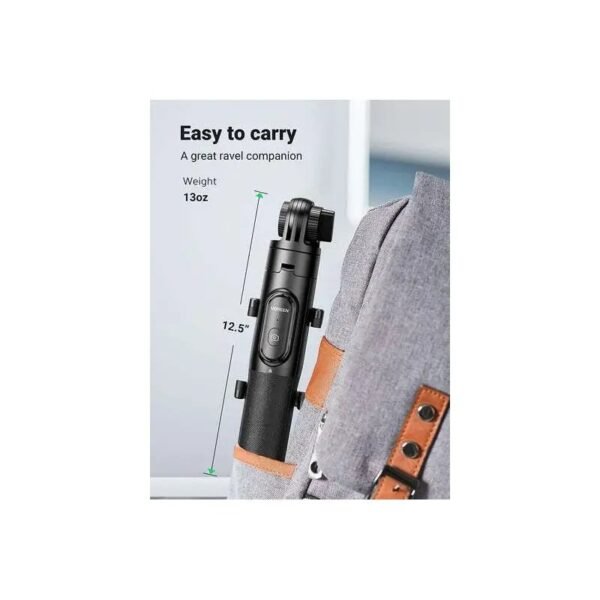 2025/12/1000368025.jpg UGREEN Dual Function Selfie Stick & Tripod with Bluetooth Remote, Adjustable Height form 30.5cm to 157cm - LP586 15062
