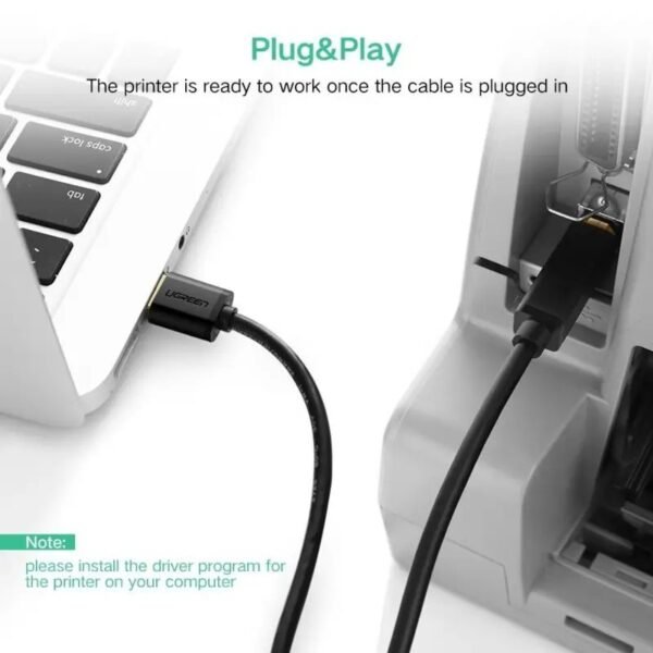 UGREEN Super Speed Cable Printer USB-A to USB-B 1.5M