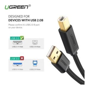 UGREEN Super Speed Cable Printer USB-A to USB-B 5 M
