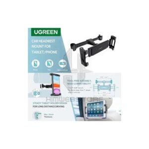 UGREEN Car Back Seat Headrest Mount Phone & Tablet Holder, Durable Structure - LP160 60108