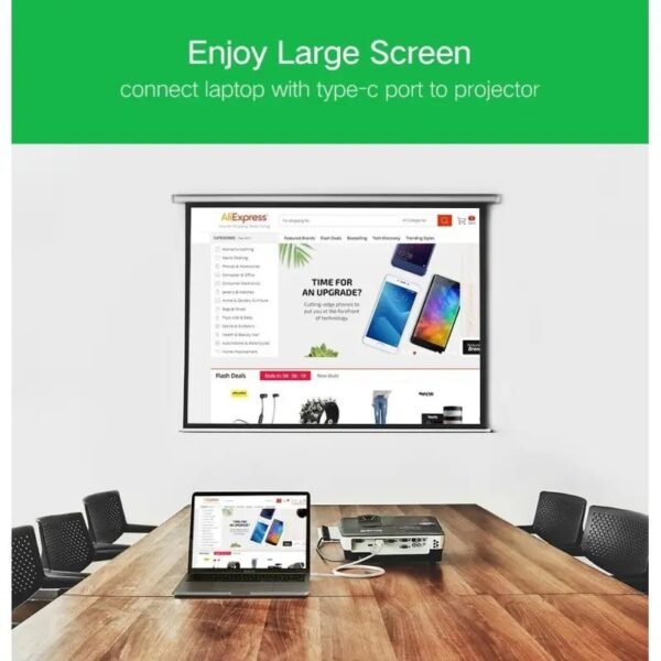 UGREEN USB-C Male to HDMI Male Cable 1.5m, Support 4K@30Hz - MM121 30841